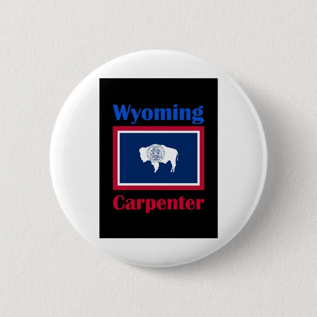 Carpenter Wyoming 6 Cm Round Badge (Front)