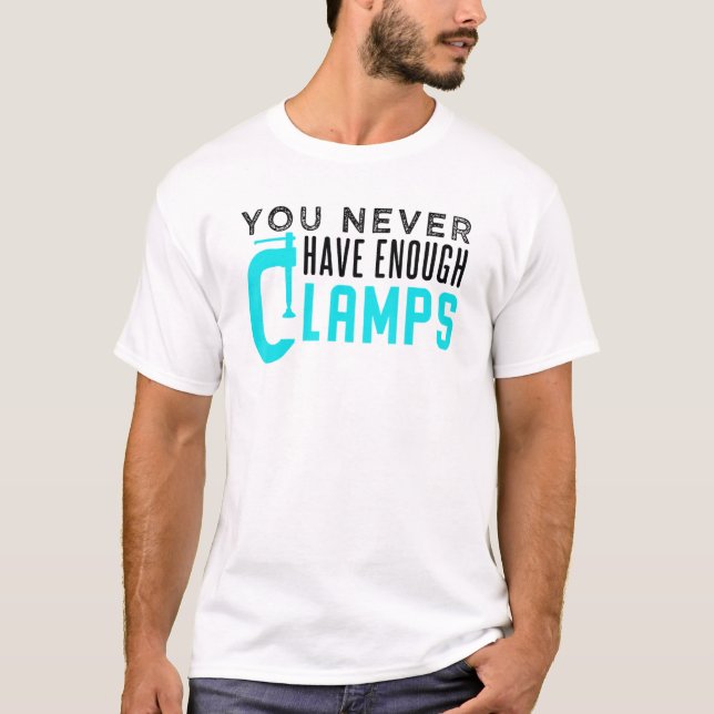 Carpentering Woodworking Clamps Design 1 T-Shirt (Front)
