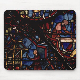 Carpenters at work, from the Life of St. Mouse Mat