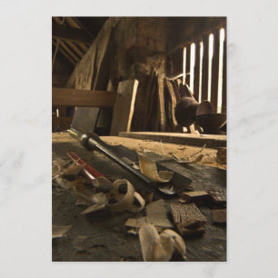 Carpenters  Busy Workshop Invitation