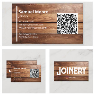 Carpenters Joinery Business Card