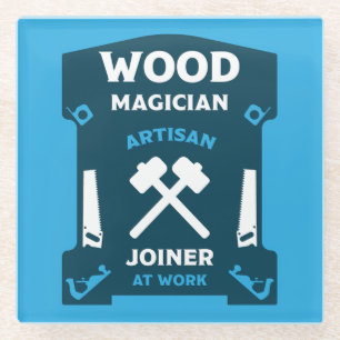 Carpentry And Joinery Gift Glass Coaster