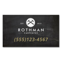 Carpentry Hammer and Saw Construction Business Car