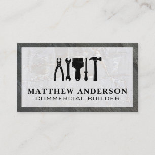 Carpentry Handyman Tools Business Card