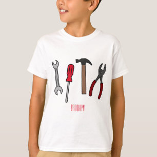 Carpentry tools cartoon illustration  T-Shirt