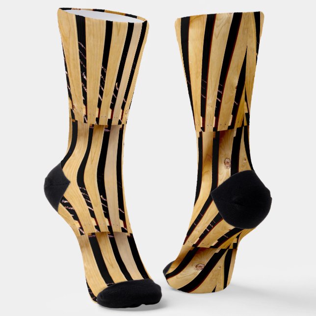 Carpentry: Wooden Fence Posts, Socks (Angled)