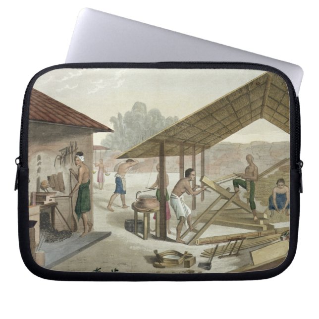 Carpentry Workshop in Kupang, Timor, plate 6 from Laptop Sleeve (Front)