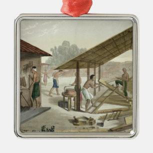 Carpentry Workshop in Kupang, Timor, plate 6 from Metal Tree Decoration