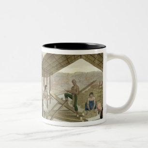 Carpentry Workshop in Kupang, Timor, plate 6 from Two-Tone Coffee Mug