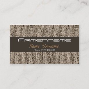 carpet business card