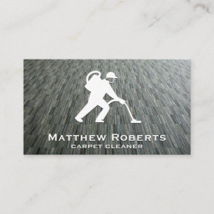 Carpet Cleaner   Carpeting Background Business Card