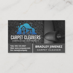 Carpet Cleaner Vacuuming Machine Home Business Card