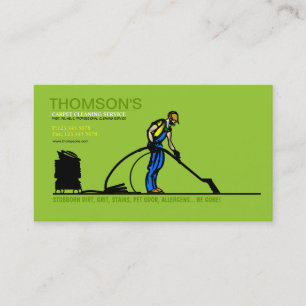 Carpet Cleaning Business Card