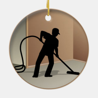 Carpet Cleaning Ceramic Tree Decoration