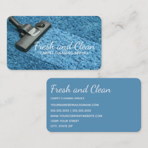 Carpet Cleaning Floor Business Card