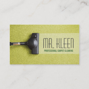 Carpet Cleaning, Flooring, Steamers Business Business Card