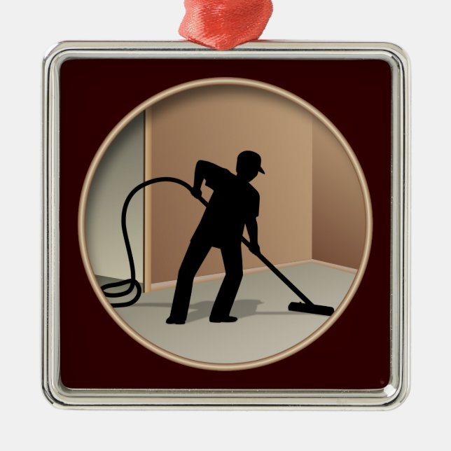 Carpet Cleaning Metal Tree Decoration (Front)