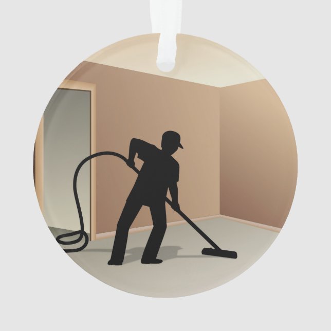 Carpet Cleaning Ornament (Back)
