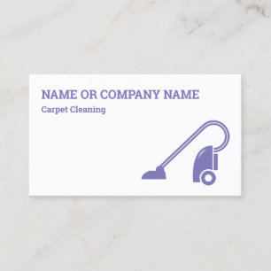 Carpet Cleaning Professional Cleaner Business Card