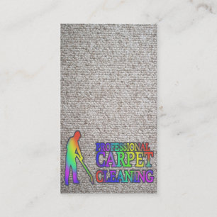 Carpet Cleaning Service Business Card