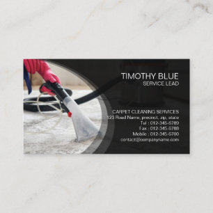 Carpet Cleaning Service Business Card
