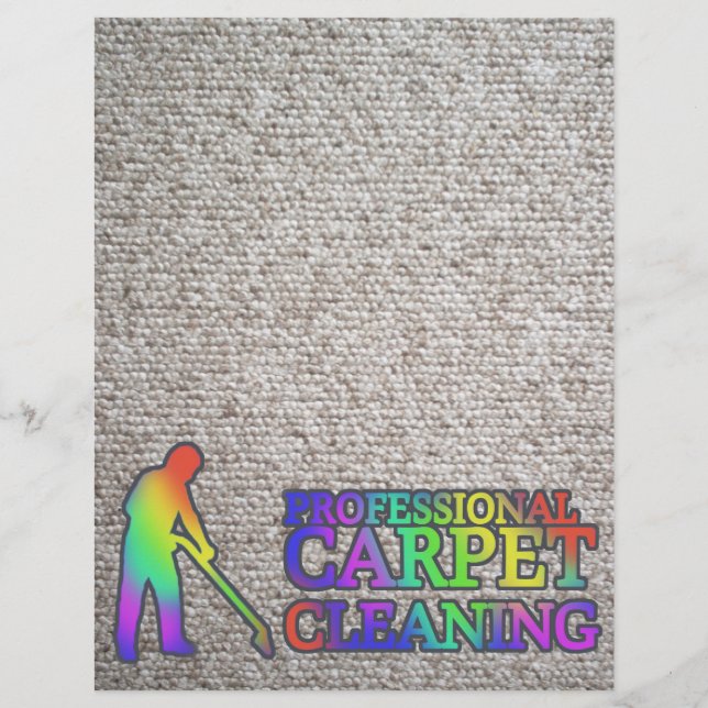 Carpet Cleaning Service Flyer (Front)