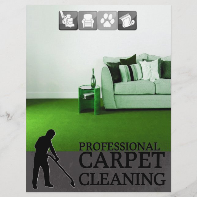 Carpet Cleaning Service Flyer (Front)