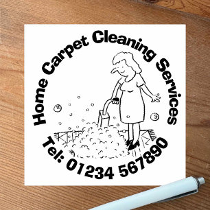 Carpet Cleaning Services Rubber Stamp