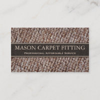 Carpet Fitter / Fitting Business Card