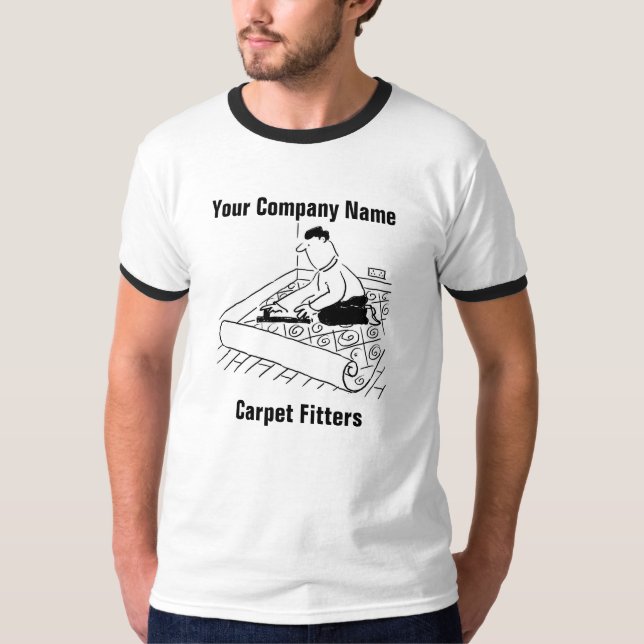 Carpet Fitting Services Carpet Fitter T-Shirt (Front)