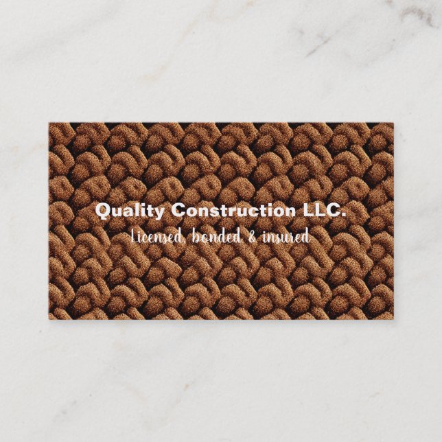 Carpet Installer Business Card (Front)
