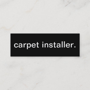 Carpet Installer Business Card