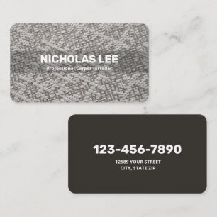 Carpet Installer Business Card