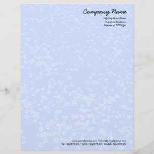Carpet of Daisies - Blue Personalized Letterhead