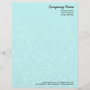 Carpet of Daisies - Pale Blue Letterhead Design