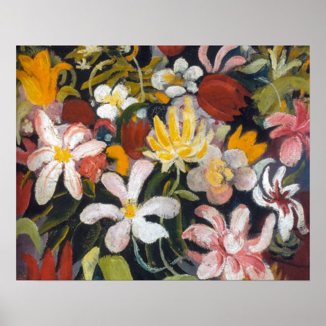 Carpet of Flowers | Auguste Macke | Poster (Front)