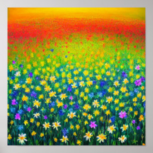 Carpet of Many Colours Poster