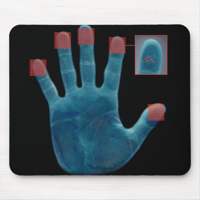 Carpet rat fingerprints mouse mat (Front)