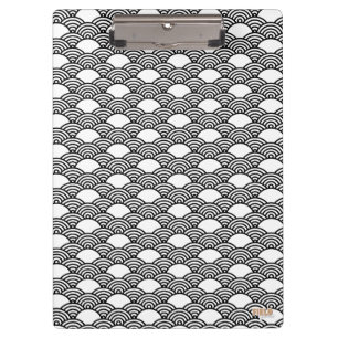 Carpeta de Pinza Asian Pattern Clipboard