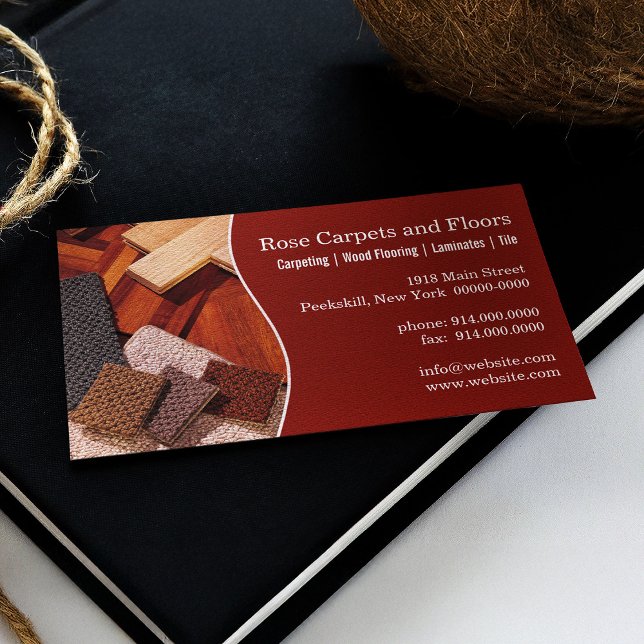 Carpets and Floors Business Card (Carpets and Floors Business Card)