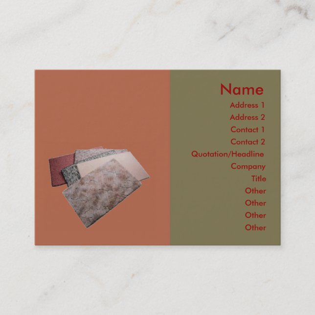 Carpets Business Card (Front)
