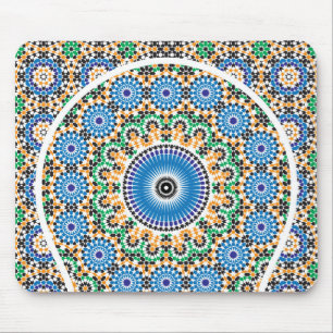 Carpets decorated with mosaics mouse mat