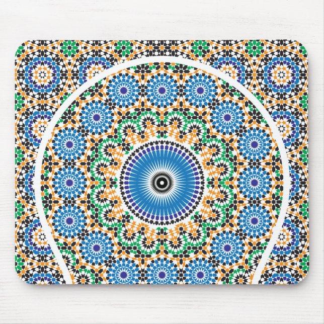 Carpets decorated with mosaics mouse mat (Front)