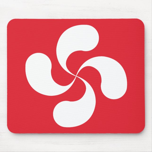 Carpets of Souris Croix Basque "Lauburu" Mouse Mat (Front)