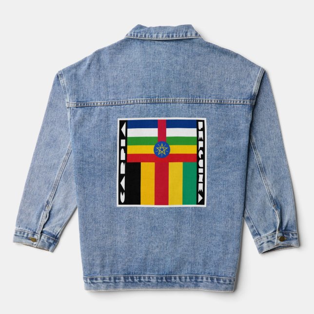 Carpia and Belguinea Denim Jacket (Back)