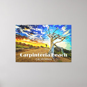 Carpinteria Beach Canvas Print