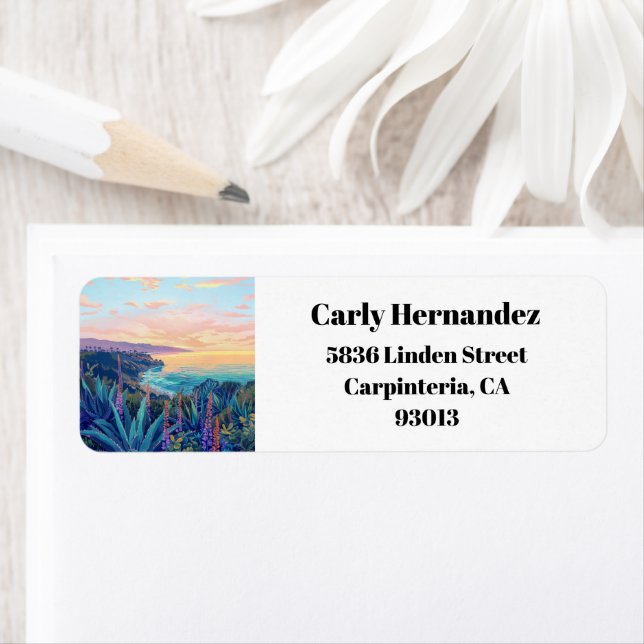 Carpinteria California Ventura Return Address (Insitu)