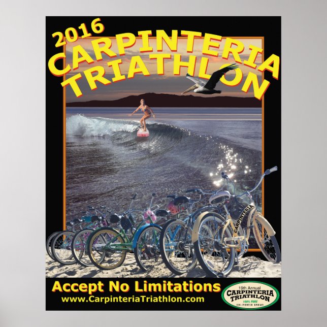 Carpinteria Triathlon Poster 2016 (Front)