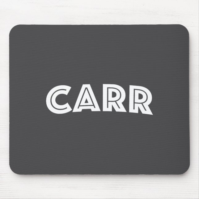 Carr  mouse mat (Front)