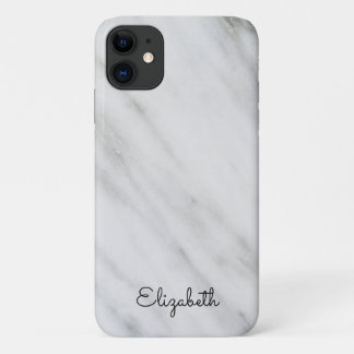 Carrara Grey Marble iPhone 11 Case